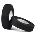 thumbnail image 2 of Cinta adhesiva para arnés de cableado automotriz, 2 unidades, fácil de rasgar, reducción de ruido, resistente al calor, de tela flexible, multiusos, color negro, 2 of 12