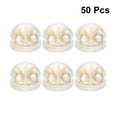 thumbnail image 5 of REACHISE 50pcs Clear Silicone Earring Backs for Earrings (Golden), 5 of 8