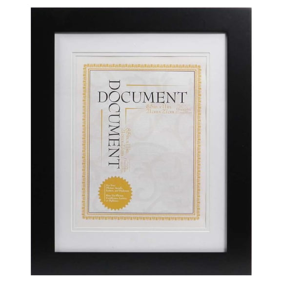 Unbranded Museum 11x14in Certificate Frame Black, Wall Document Frame