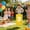 Yellow, variant on Numeral Printed Sack Race Bag 18x26in Kids Jumping Sack Backyard Group Game,Green