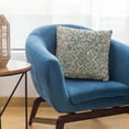 thumbnail image 6 of Plutus Brands Blue Artistic Plaid Luxury Throw Pillow-Size:26" x 26", 6 of 9