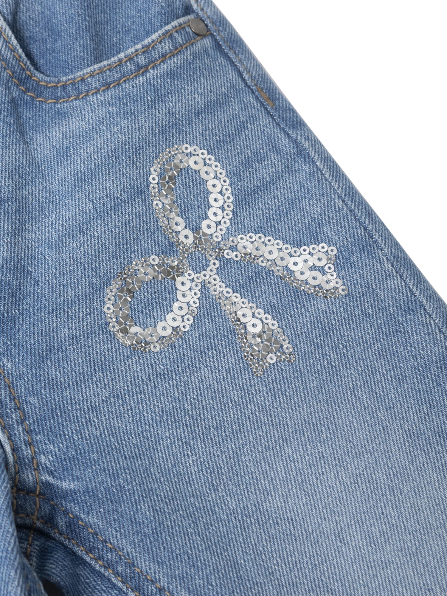 Wonder Nation Toddler Girl Fashion Denim Jeans, Sizes 12M-5T