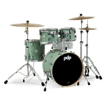 PDP by DW Concept Maple 4-Piece Fusion Shell Pack With Chrome Hardware Satin Seafoam
