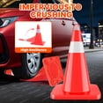 thumbnail image 6 of 12 Pack Traffic Safety Cones, 18in Multi Purpose Pop - up Cones, Orange Traffic Cones, Safety Cones for Emergency Response & Event Crowd Control, 6 of 9