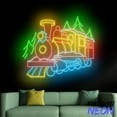 thumbnail image 5 of Handmadetneonsign Train Christmas Neon Sign, Christmas Neon Light, Christ Wall Art, House Wall Decor 90114, 5 of 5