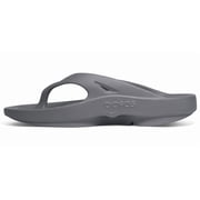 OOFOS Unisex Original Thong Flip Flop Sandal - Slate - M3/W5