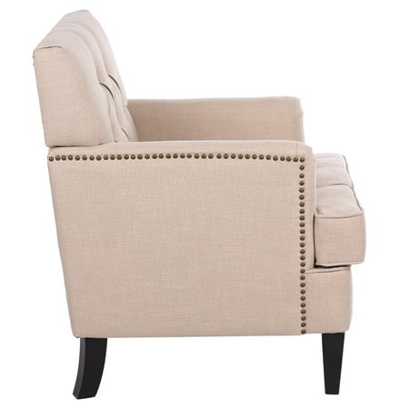 Banquette For Sale Modern Settee Bench Banquette Sofa Button Tufted Fabric Sofa Couch Ding Bench Chair 1-Seater ()