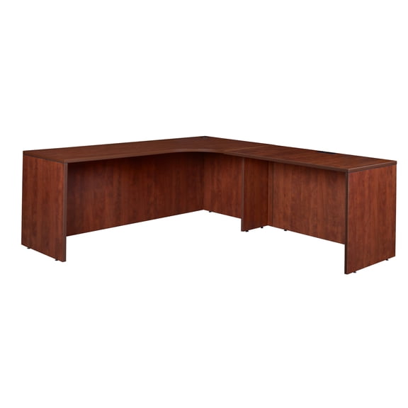 Legacy 71" Right Corner Credenza Shell with 47" Return Shell- Cherry