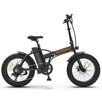 Cheipei Folding Electric Bike Ebike Bicycle 500W Motor 20" Fat Tire with 36V/13Ah Li-Battery Beach Snow Bicycle A20 (Adult)