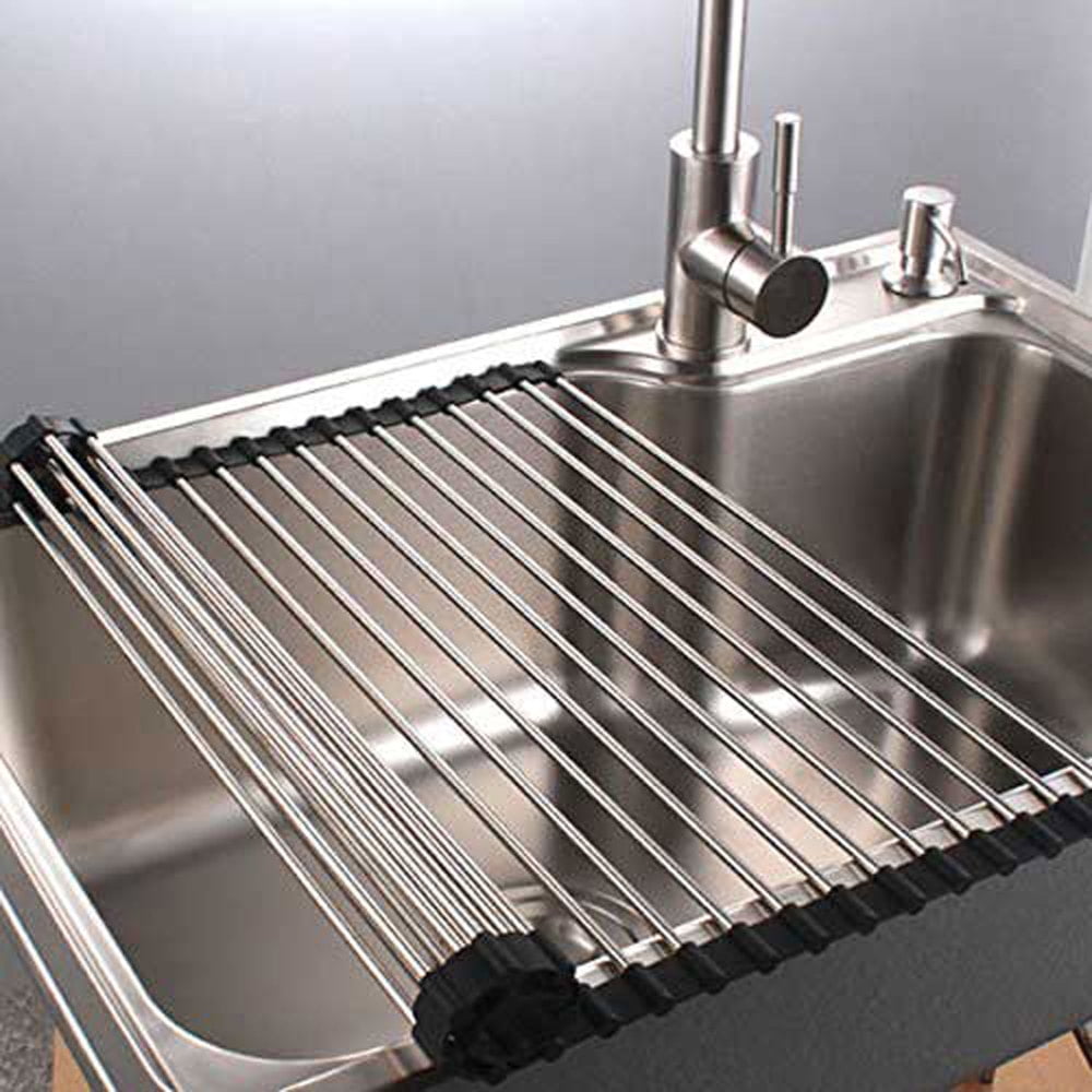 Dehco 137204 Stainless Steel Sink Roll Up Cover 14 in. x 17 in