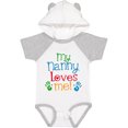 thumbnail image 3 of Inktastic My Nanny Loves Me Grandson Boys or Girls Baby Bodysuit, 3 of 5