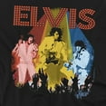 thumbnail image 2 of Elvis Presley - Vegas Remembered - Adult Unisex Short Sleeve T-Shirt - Black, 2 of 6