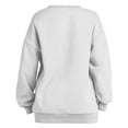 thumbnail image 4 of tklpehg Oversized Sweatshirt for Women Crewneck Loose Long Sleeve Tops Lightweight Vintage Sweatshirt Going Out Tops Casual Classic Solid Color Pullover (Gray,L), 4 of 4