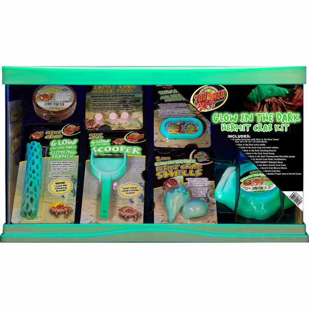 Reptihabitat Hermit Crab Kit Glow 10 Gallon