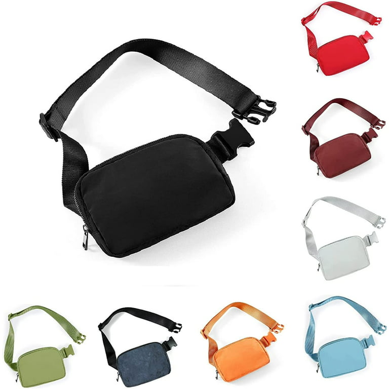 Unisex Mini Belt Bag With Adjustable Strap Small Waist Pouch For