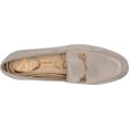 thumbnail image 5 of Sam Edelman Loraine Mink Almond Toe Slip On Stacked Heel Fashion Loafers (Mink, 6), 5 of 6