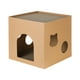 thumbnail image 3 of Casa de Gato Fernando Rascador de Cartón Caja de Cama para Gatos Marrón S, 3 of 8