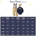 thumbnail image 4 of ZOEREA Baby Boy Suit 0-24M Gentleman Outfit Clothes Set Infant Long Sleeve Dress Shirt+Suspender Pants+Bowtie+Beret Hat, 4 of 7