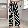 thumbnail image 2 of 3D Colorful Zebra Pattern Pajama Pants Comfortable Elastic Waist Pajamas Fashion Sleepwear Bottoms Plus Size Homewear, 2 of 6