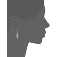 thumbnail image 2 of 1928 Jewelry Deco Eleganza Euro Crystal Filigree Drop Earrings, 2 of 4