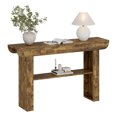 thumbnail image 6 of Tarnorci Farmhouse Console Table,3-Tier Rustic Entryway Table with Storage,Rectangular Sofa Table Behind The Couch for Living Room, Hallway, Entrance, 6 of 10