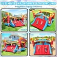 thumbnail image 6 of Veeboto Bounce House for 3-12 Years, Large Bouncy House with Big Slide, Jumping Area, Ball Baskets, Nets, Targets, Obstacle Poles, Jumping House for Indoor & Outdoor with 550W Blower, 6 of 6
