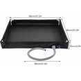 thumbnail image 4 of Shower Pan with Drain Foldable Shower Base, Portable Floor, Collapsible Shower Mat for Tent, Camper, Garden, Terrace Area, 4 of 5