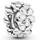 thumbnail image 2 of Charm Spacer PANDORA con forma de margarita blanca, plata de ley, 2 of 6