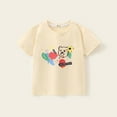 thumbnail image 2 of Taqqpue Toddler Baby Girl's T Shirts Summer Crew Neck Short Sleeve Shirts Kids Cute Graphic Printed Daily Casual Tee Tops 2-10Y, 2 of 3