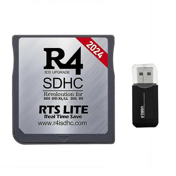 2024 R4 Card R4 SDHC Adapter Flash Card for DSL XL/LL Secure Digital Memory Card Burning Card E