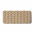 thumbnail image 1 of Geometric Computer Mouse Pad, Repeating Colorful Pattern of Triangles and Diagonal Squares Illustration, Rectangle Non-Slip Rubber Mousepad X-Large, 35" x 15" Gaming Size, Multicolor, by Ambesonne, 1 of 2