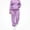 Purple, variant on Vornjynx Plus Size Womens 2 Piece Sets Fall Outfits Hooded Pullover Long Sleeve Tops Jogger Pants Lounge Matching Sets Dark Blue Size 2XL