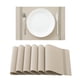 thumbnail image 1 of Xiao Hua Manteles individuales para comedor, protectores de superficies, antideslizantes y lavables, accesorios de decoración de cocina (juego de 6, tamaño 45 x 30 cm, B80), 1 of 5