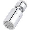 thumbnail image 1 of Aireadores de grifo de latón macizo con rotación de 360 grados, ángulo amplio, doble función, rosca macho de 24 mm, cromados (M24), 1 of 5