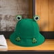 thumbnail image 5 of Sombrero de pescador de rana, gorra de pescador de algodón para disfraz, accesorios de playa Verde, 5 of 8