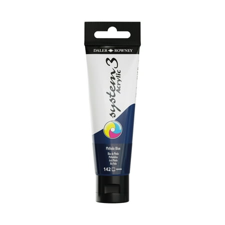 UPC: 5011386105826 | Daler-Rowney Original System 3 Acrylic Paint  59ml Tube  Phthalo Blue