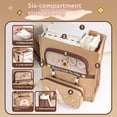 thumbnail image 4 of ZheElen Primary School Capacity Kit Cartoon Canvas With Pockets Detachable Case Tutoring Book Cartoon Large Capacity Kit type+1, 4 of 6