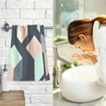 thumbnail image 7 of Yayeee 100% Cotton Hand Towels for Bathroom 16" x 28" Soft Absorbent Kitchen Towel, Black Cubes, 7 of 7