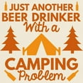 thumbnail image 3 of CafePress - Beer Drinker Camping T Shirt - Men's Classic Graphic T-Shirt, 3 of 4