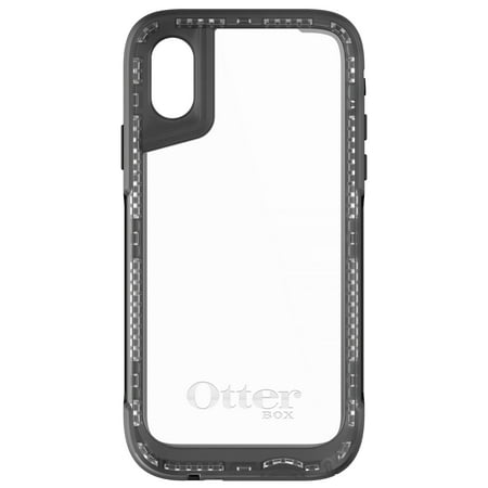 OtterBox Pursuit Series Case for iPhone X, Black/Clear
