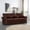Burgundy, variant on YWEN Faux Leather Sofa,82" W Mid Century Modern Couch with Storage Place,Oversized 3 Seater Sofa with Nailhead Trim&Rolled Armrests,Deep Seat Comfy Couch for Living Room,Bedroom,Apartment,Office