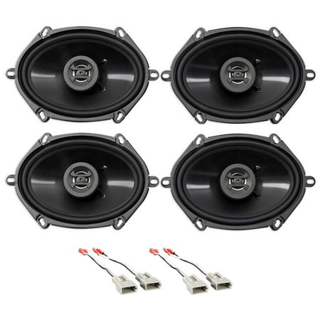 Ringer Speaker - Front+Rear Hifonics Speaker Replacement Kit For 1994-1997 Ford Ranger