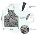 thumbnail image 7 of Pioneer Flower Floral Print Pattern Kids Aprons for Girls and Boys,Adjustable Neck Strap Toddler Aprons for Kids Cooking Baking, 7 of 7