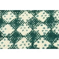 thumbnail image 5 of Casavani Green Block Printed Cotton Dhurrie Bedroom Living Room Carpets Outdoor Patio Rug 12x18 feet, 5 of 6