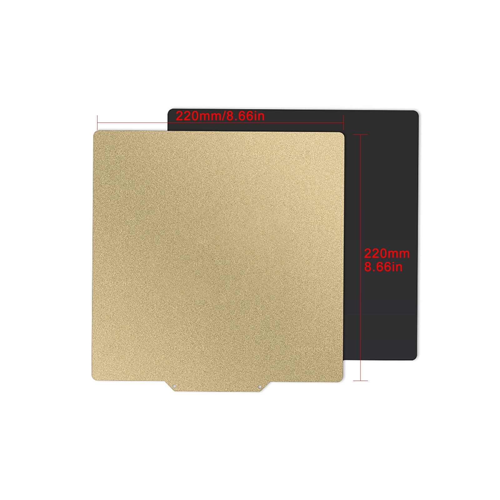 Goodhd 3D Printers Bed, DoubleSided Spring Steel PEI Platform Pressure Plate