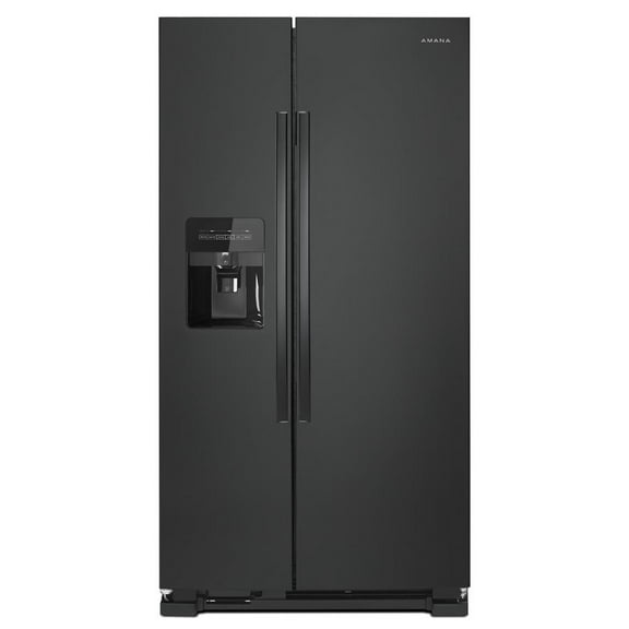 Amana ASI2175GRB 21 Cu. Ft. Black Side-by-Side Refrigerator