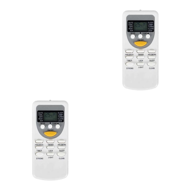 Inteprter Control remoto de aire acondicionado pantalla Digital A/C controlador interruptor botón sala de estar Oficina reemplazo para Chigo uno 2piezas