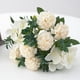 thumbnail image 3 of Ramo de flores artificiales de seda para el hogar, plantas, flores, hortensias, 16 cabezas decorativas, 3 of 5
