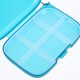 thumbnail image 3 of unbranded Organizador De Medicinas Portátil Plástico Azul Con Compartimentos Sellados Para Viaje, 3 of 7