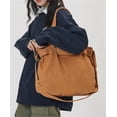 thumbnail image 3 of Sunyuer Vintage Canvas Tote Bag for Women Men, Casual Messenger Bag Large Crossbody Bag Working Shoulder Bag with Pockets, 3 of 8
